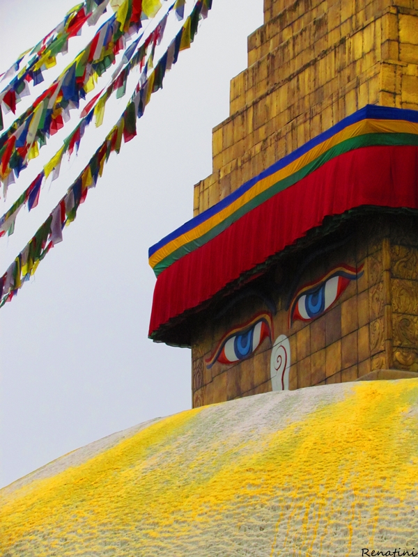 Fotografija stupe v Bodhnathu