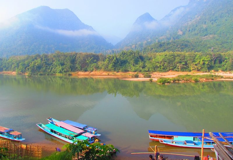 Photo of Muang Ngoi / Fotografija razgleda iz vasi Muang Ngoi