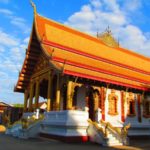 Photo of a buddhist temple in Luang Prabang / Fotografija budističnega templja v Luang Prabangu