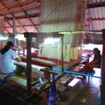Photo of weaving silk / Fotografija stroja za predenje svile